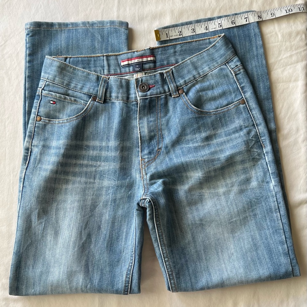 Tommy Hilfiger Jeans Womens 16 Blue Relaxed Fit - Picture 3 of 8